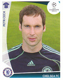 Petr Cech Chelsea samolepka UEFA Champions League 2009/10 #210
